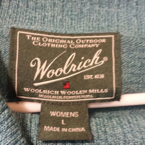 Woolrich Atlantic Wool Sweater womens  large - Picture 2 of 5
